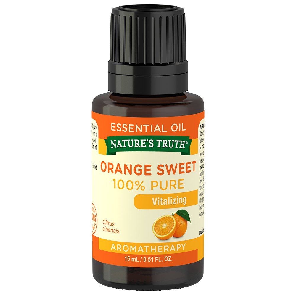Natures Truth Vitamins Essential Oil, Orange, 0.51 Fluid Ounce