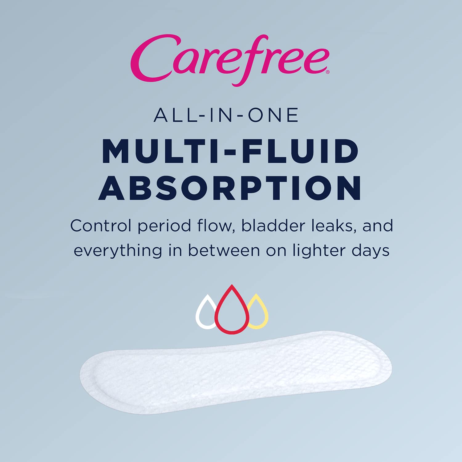 Carefree Acti-Fresh Twist Resist Freedom Fit Regular Unscented Liners to Go, White, 168 Count