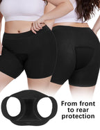 Allbase Incontinence Underwear for Women Washable Period Boxers Briefs Heavy Flow Leakproof Overnight High Absorbency Menstrual