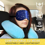 Silk Sleep Eye Mask for Men Women, Comfortable Super Soft Eye Mask with Adjustable Strap, 100% Pure Silk, Works with Every Nap P