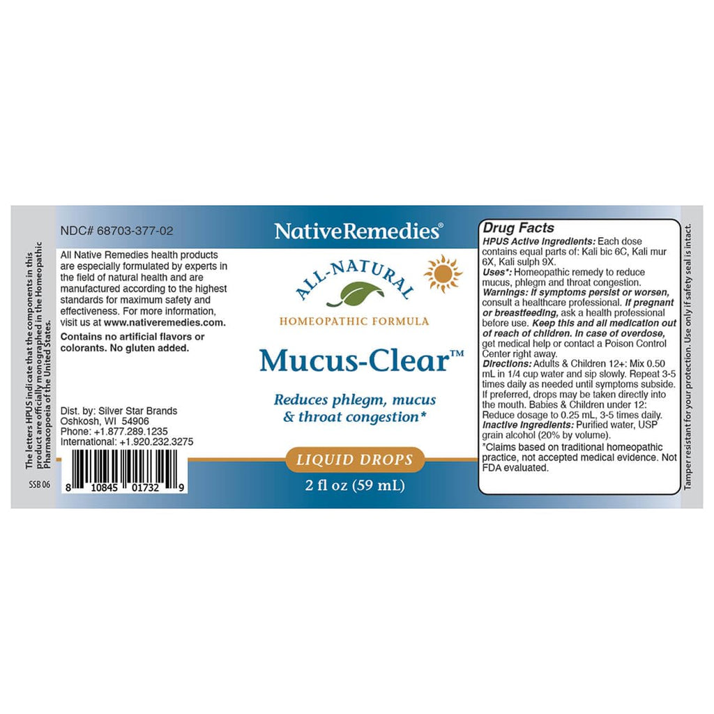 NativeRemedies Mucus-Clear