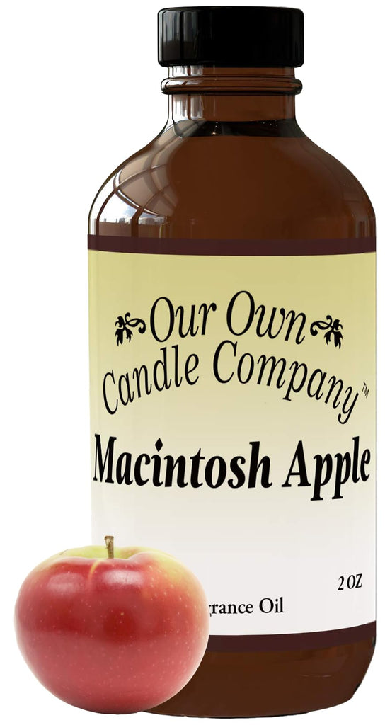 Our Own Candle Company - Macintosh Apple Scented, Premium Grade Home Fragrance Oil for Diffusers (2oz)