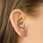 Flare Calmer Kids - Ear Plugs Alternative - Reduce Annoying Noises Without Blocking Sound - Soft Reusable Silicone - Translucent