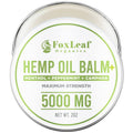 FOXLEAF Hemp Oil Balm for Muscles, Joints, Back, Knees, Neck, Fingers, and Elbows with Arnica, Camphor, Menthol, and Peppermint 