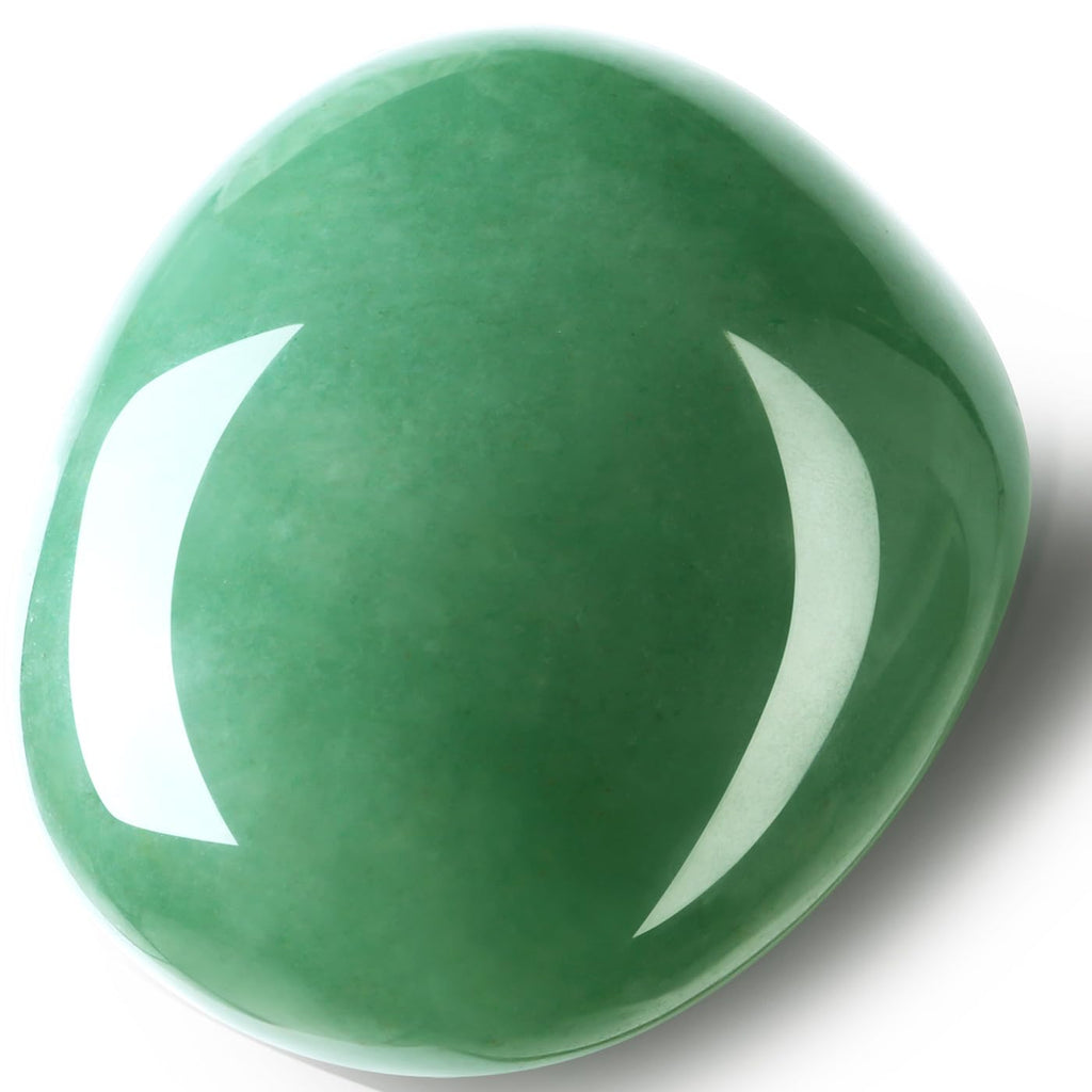 MAIBAOTA 1.6-2.0'' Green Aventurine Crystal Large Aventurine Crystals Reiki Green Crystal Natural Tumbled Polished Stones for En