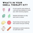 MOXE Smell Training Kit, Made in USA, 8 Essential Oils, Olfactory Regeneration, Helps Restore Sense of Smell, Natural Therapy fo
