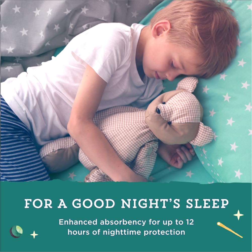 Amazon Brand - Mama Bear Boys Nighttime Bedwetting Underwear for Overnight Protection, Hypoallergenic, Size L/XL (60-125 lbs),