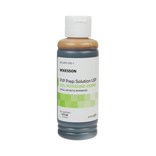 McKesson PVP Prep Solution USP, 10% Povidone-Iodine, 4 oz, 36 Count