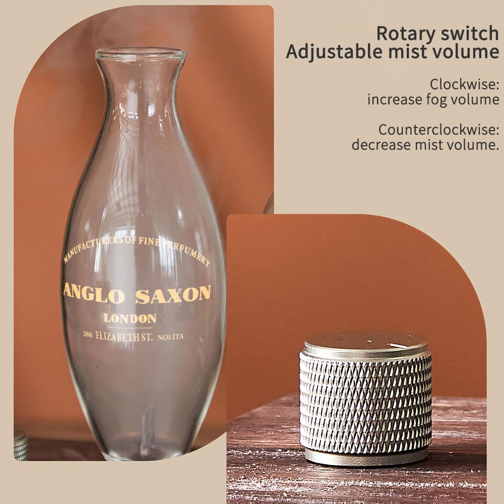 BAUSATZ Essential Oil Diffuser for Home Waterless Diffuser Infuser Aroma Diffuser Waterless Essential Oil Diffuser Oil Machine S