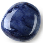 MAIBAOTA 1.6-2.0'' Blue Sodalite Crystal Large Sodalite Stone Reiki Blue Crystal Natural Tumbled Blue Polished Stones for Energy
