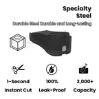 Black Needle Tip Clipper & Pin Cutter - Compact Stainless Steel Disposal Tool with 3000+ Capacity | Travel-Ready Heavy-Duty Blad