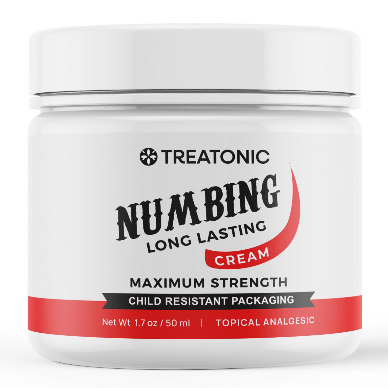 Treatonic Numbing Cream: Extra Strength Numbing Cream for Discomfort, Burning, Itching, & After Sun - Maximum Strength Topical A