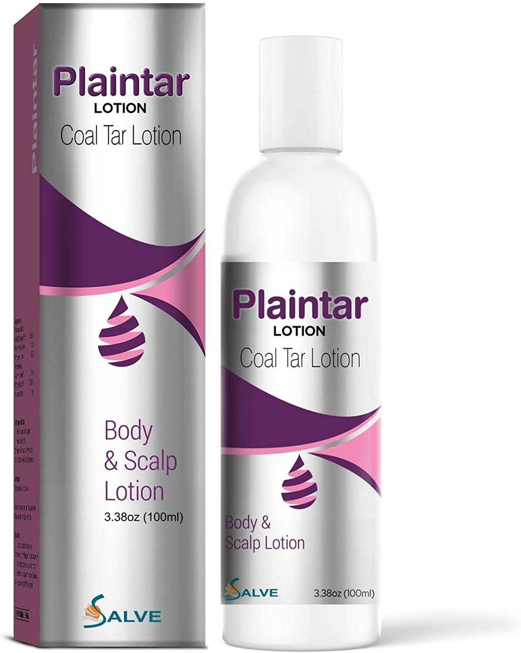 Plaintar Coal Tar Leave on Lotion/Reduces Scaling, Dryness & Itching/Coal Tar Lotion for Dandruff, Psoriasis & Seborrheic Dermat