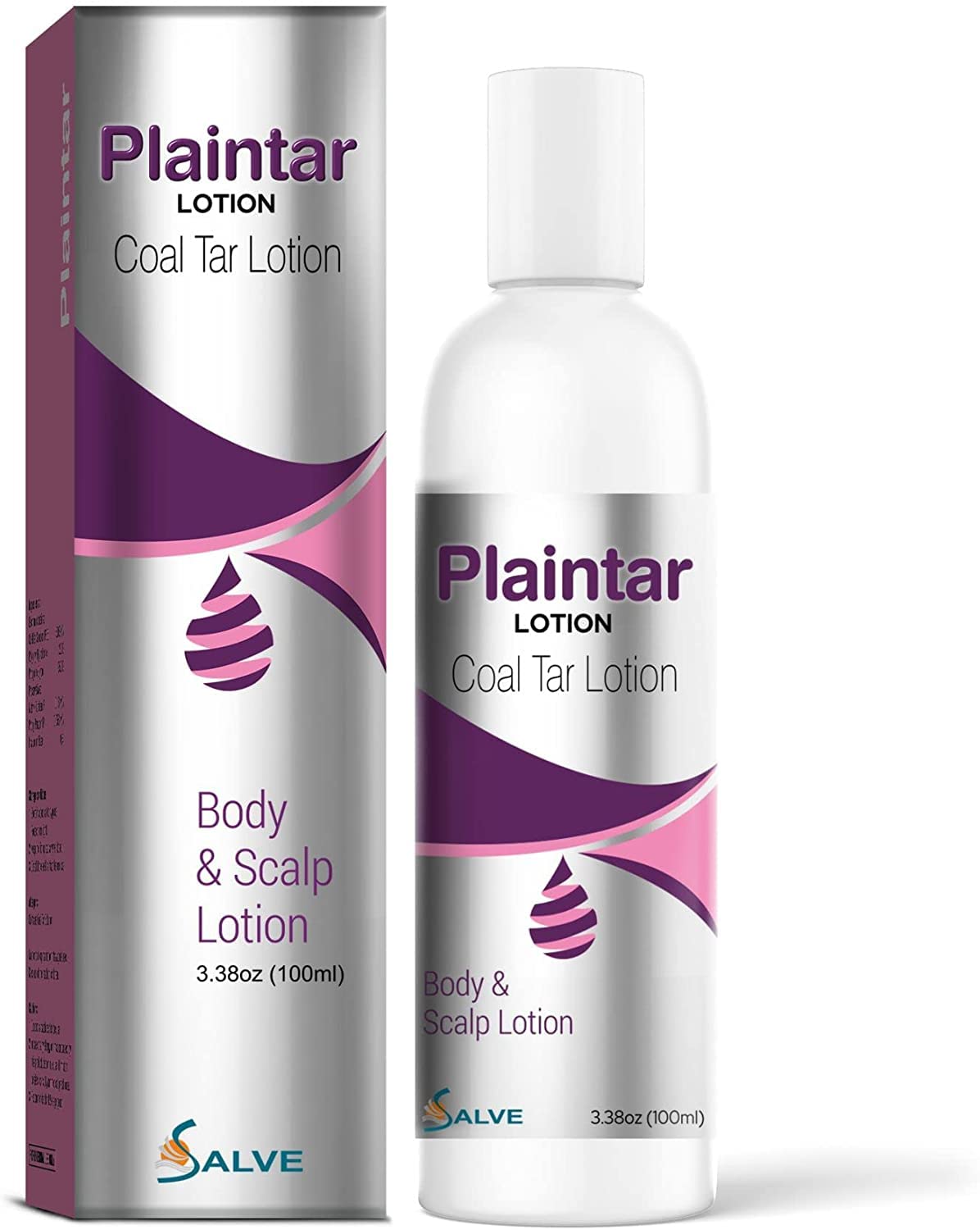Plaintar Coal Tar Leave on Lotion/Reduces Scaling, Dryness & Itching/Coal Tar Lotion for Dandruff, Psoriasis & Seborrheic Dermat