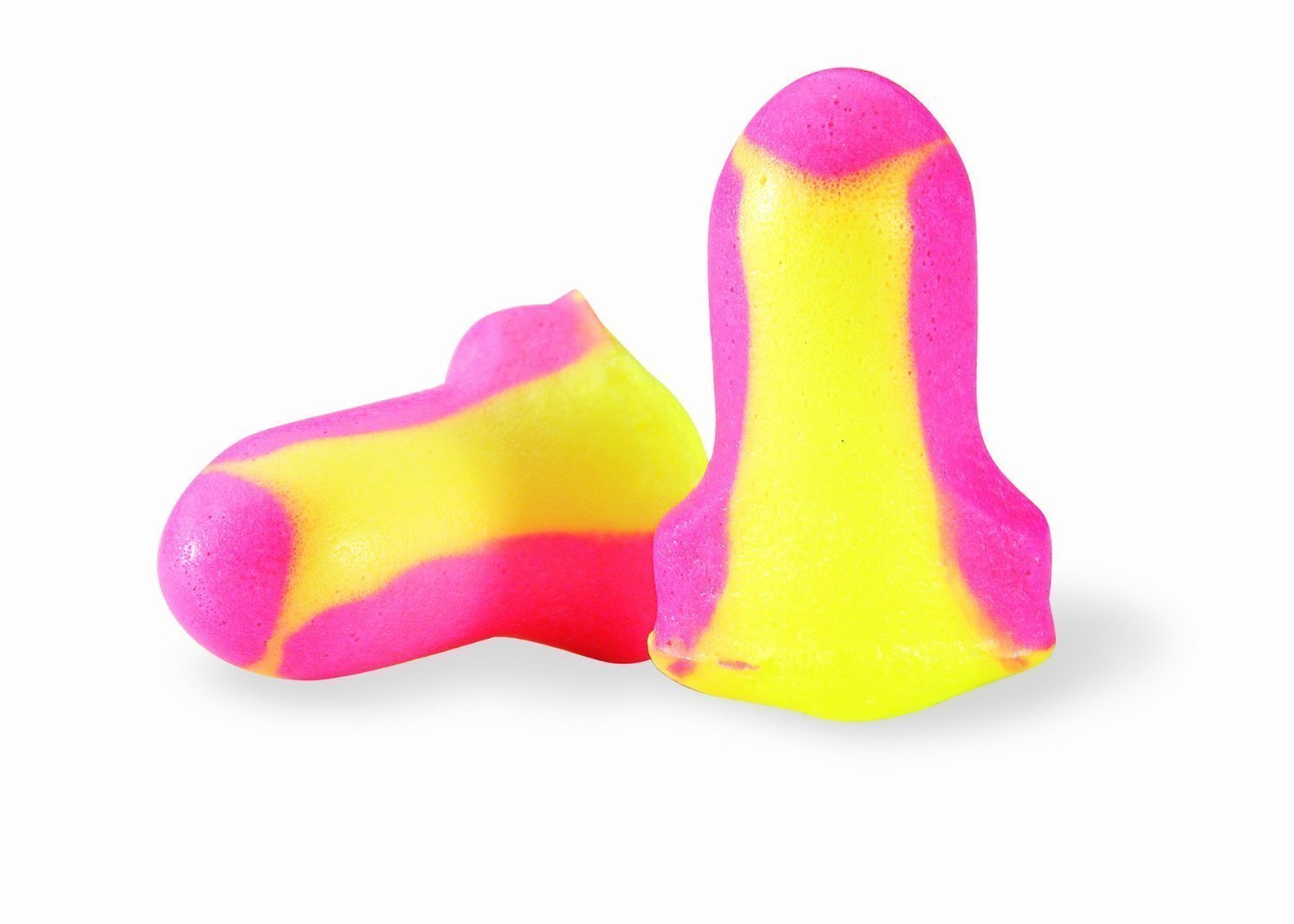 HONEYWELL LL-1 Howard Leight LL-1 Laser Lite Disposable Uncorded Foam Earplugs, Polycarbonate Foam, Standard, Red and Yellow (Pa