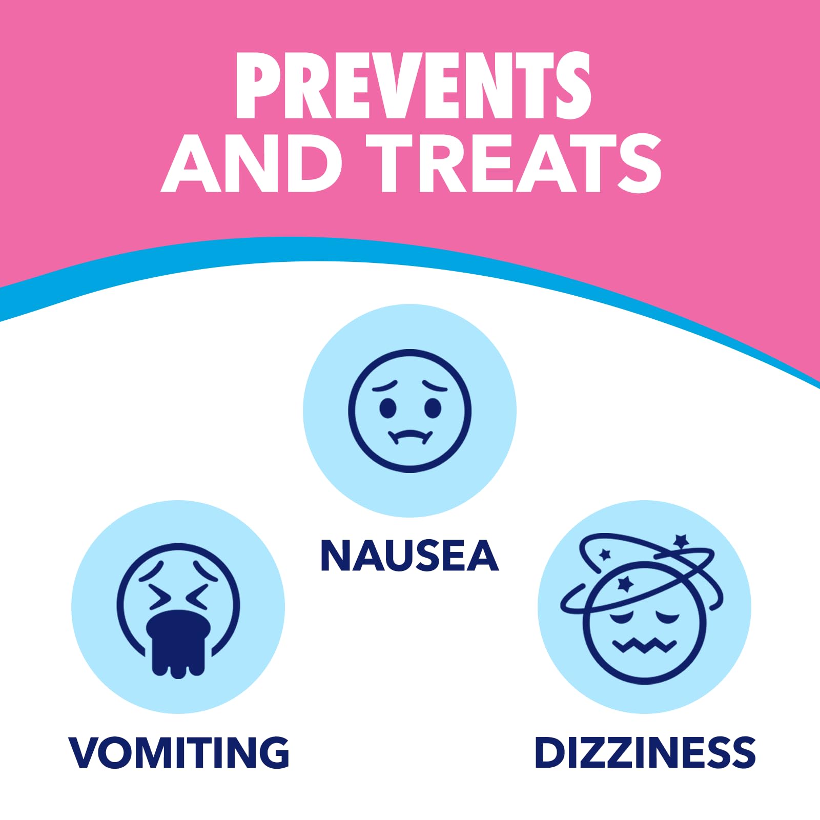 Gravol Kids Chewable Tablets for Upset Stomach and Nausea, Motion Sickness Relief and Nausea Prevention, for Ages 2 to 12 Dye Fr