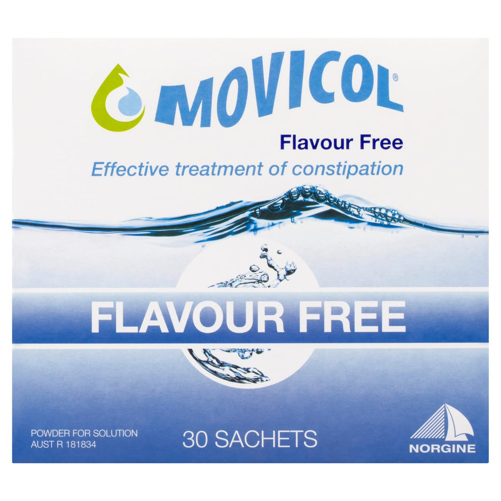 Movicol Flavour-Free Laxative Powder Sachets - 13g Each - 30 Pack - Gentle and Effective Relief from Constipation - Easy to Mix