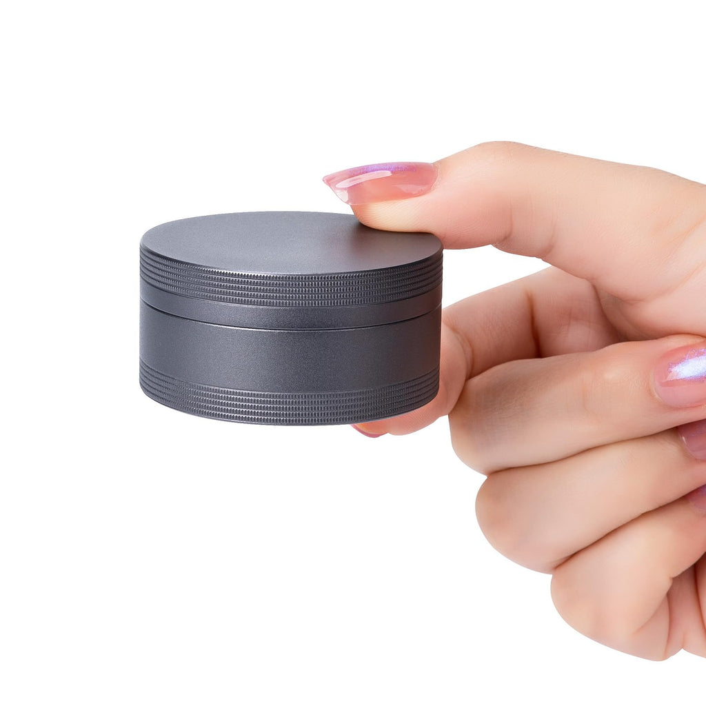 Daily Metal Pill Box Pill Case - Single Waterproof Travel Pill Container Round Aluminum Alloy Storage Medicine Organizer Multito