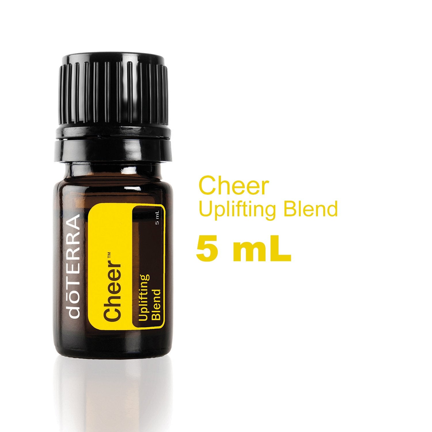 doTERRA - Cheer Essential Oil Uplifting Blend - Optimistic Aroma Promotes Feelings of Cheerfulness and Happiness, Counteracts Ne