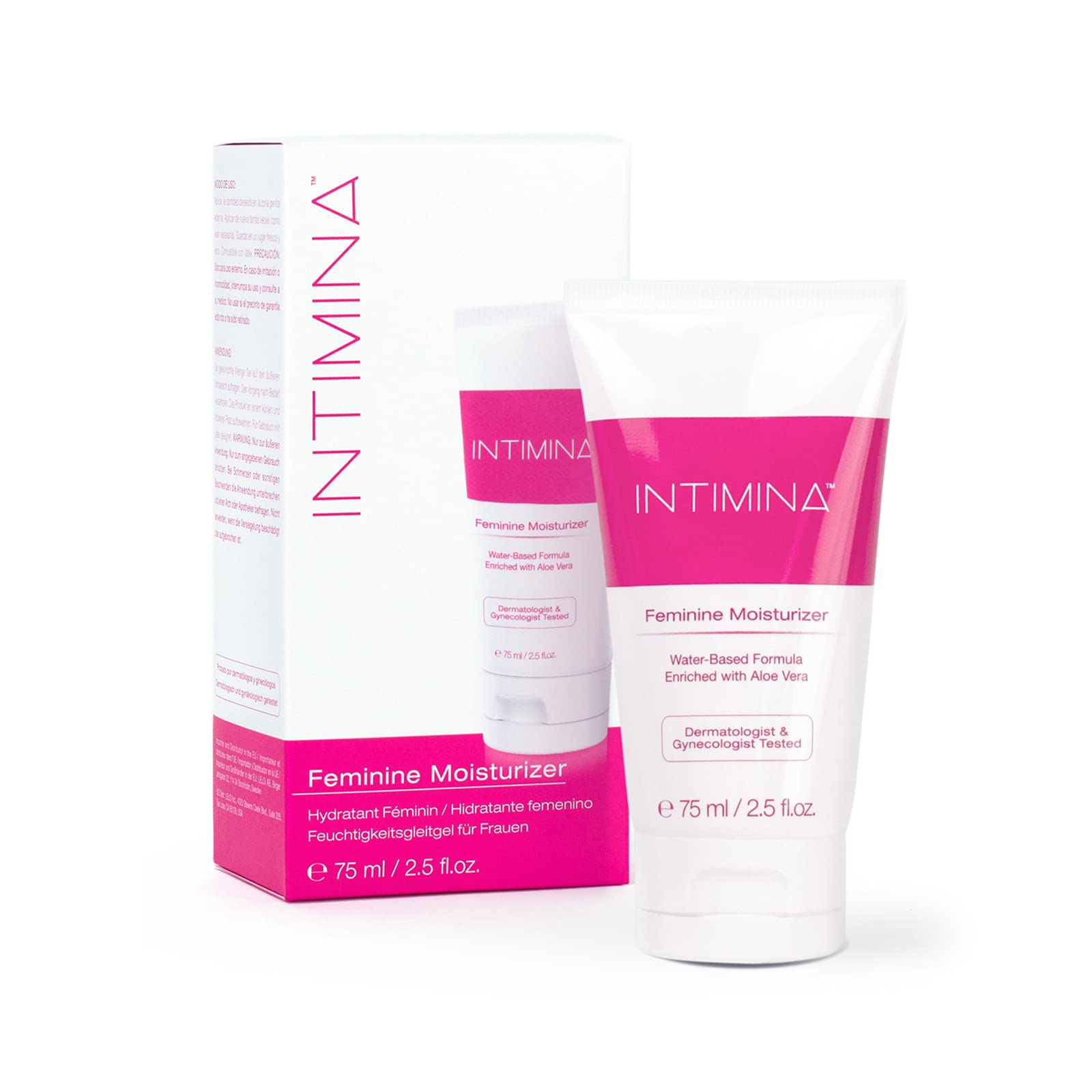 Intimina Feminine Moisturizer - Vaginal Moisturizer - Water Based Lube for Women, Personal Lubricant Water-Based Lube, Water Bas
