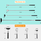 Oversized Back Scratcher Gift Set, 4 Pack Portable Extendable Stainless Steel Telescoping Massage Tool, Gift/Stocking Stuffers f