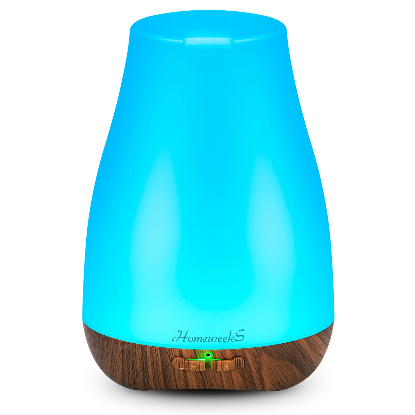 Aromatherapy Essential Oil Diffuser for Room: Air Humidifier Aroma Scent Cool Mist Diffuser Colorful Light Cute Mini Small Water