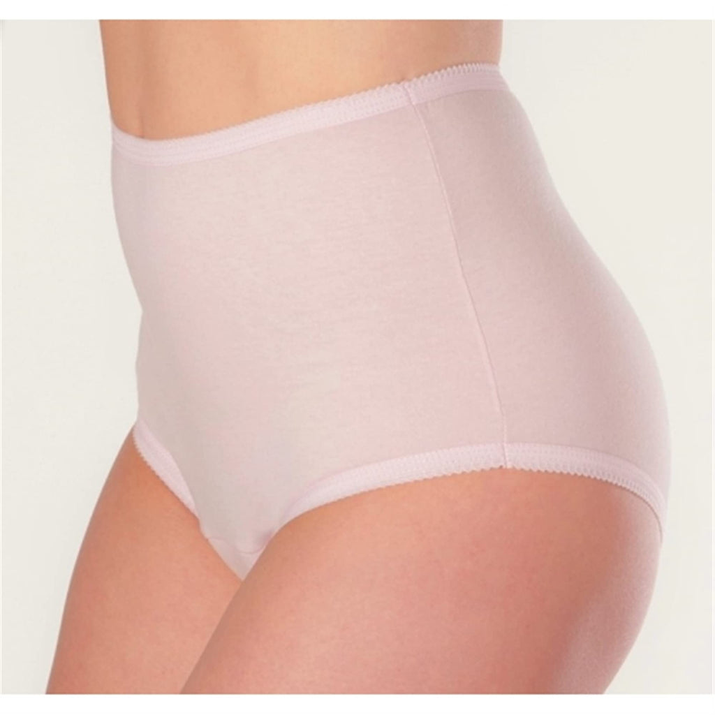 Wearever (3-Pack) Womens Pastel Cotton Comfort Regular Absorbency (0.5 Cup) Incontinence Panties 2X (Fits Hip Sizes: 45-48)