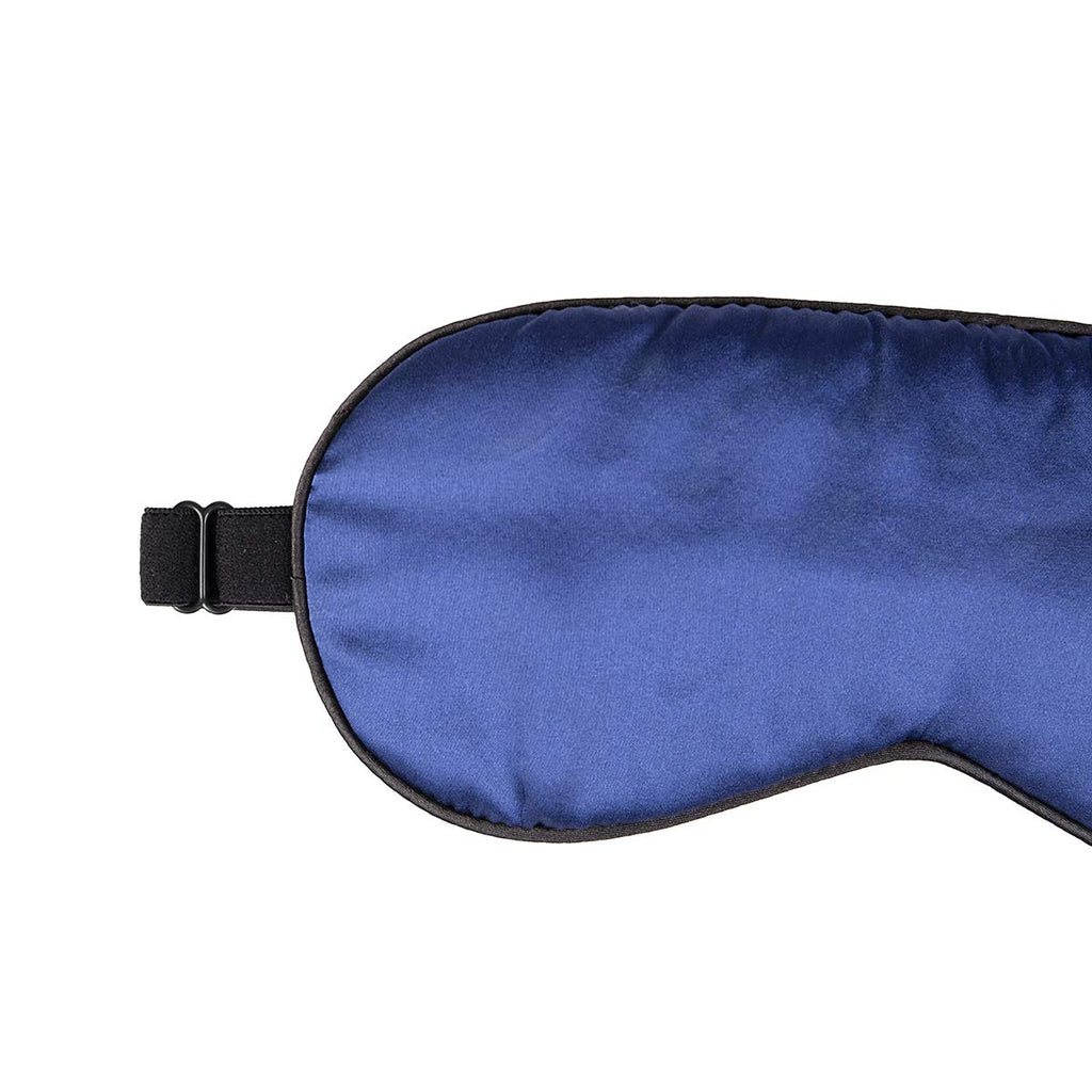 NMM Global 100% Mulberry Silk Sleep Mask Blackout, Cute Natural Sleeping Mask with Adjustable Elastic Strap, Satin Eye Cover for