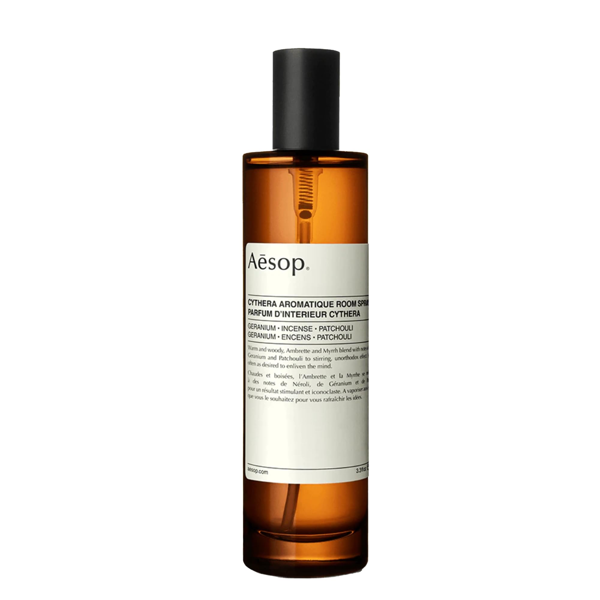 Aesop Cythera Aromatique Room Spray | Woody, Opulent, Spicy | Aroma for Several Hours | 3.3 oz / 100mL