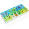 Weekly Pill Organizer 2 Times A Day 7 Day Pill Box Holder Large Daily Medicine Organizer Travel Pill Case Pill Container (2 Time