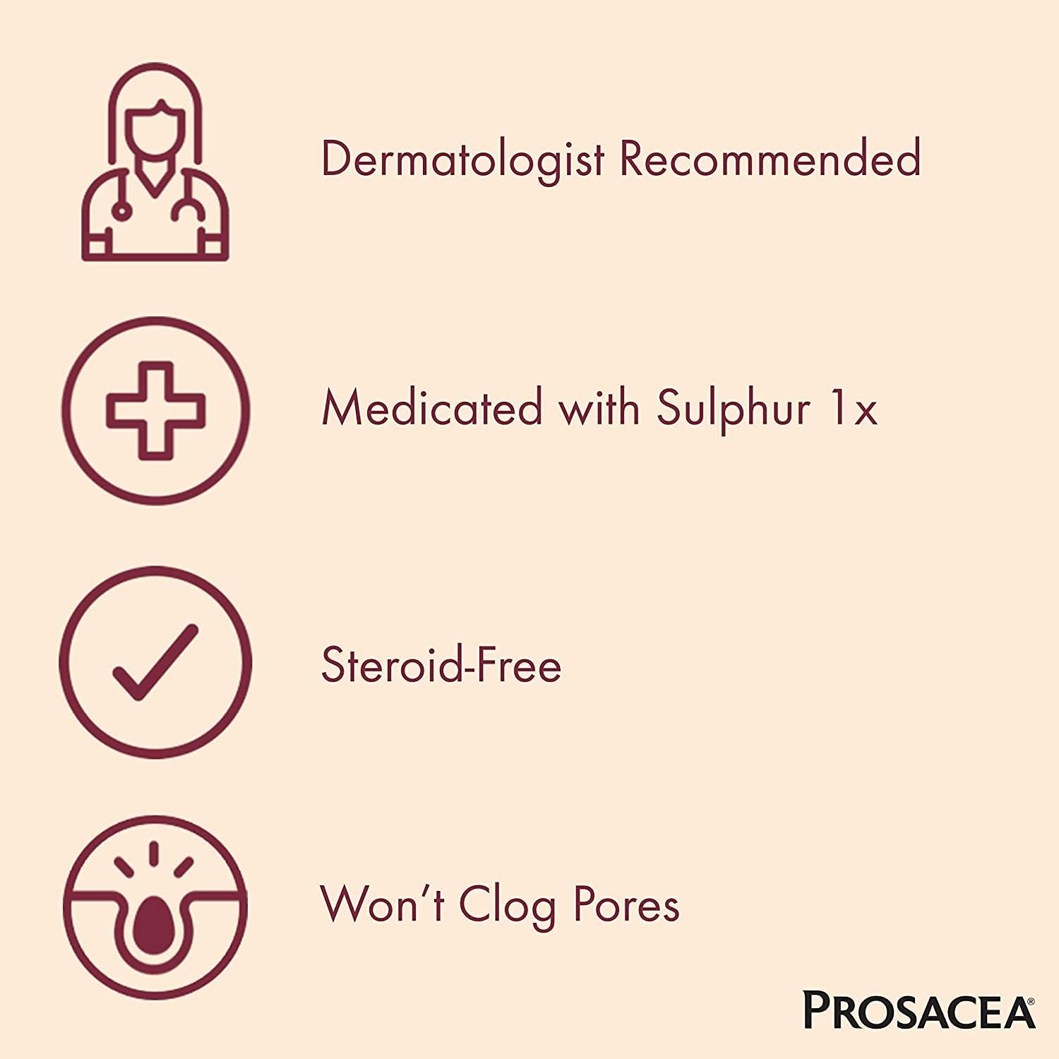 Prosacea Rosacea Treatment Gel, 0.75 Ounce Pack of 5