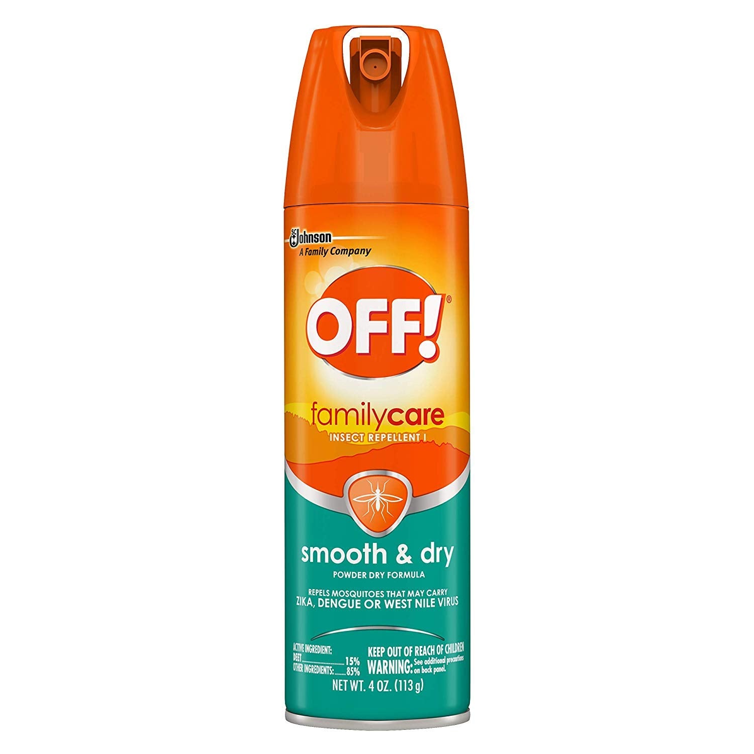 Off! Family Care Smooth & Dry Insect Spray, 4 oz (Pack - 12)