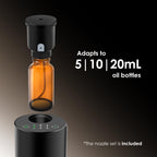 KONCHILE Waterless Essential Oil Diffuser, Battery Powered Mini Scent Air Machine, Aromatherapy Mist Diffuser for Home Room Car