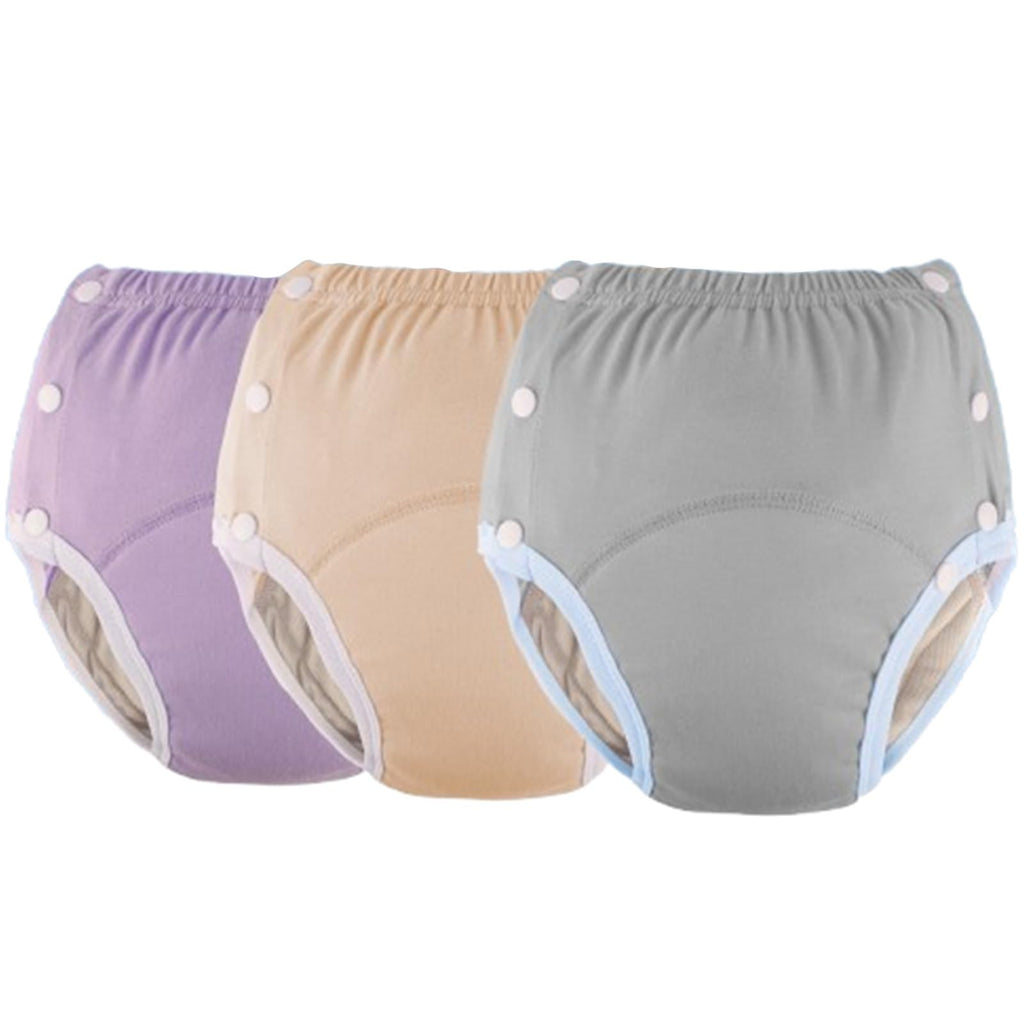 Generic Cotton Incontinence Pants for Adults, Waterproof Leakproof Panties, Adjustable Reusable Incontinence Underwears, 3 Pack,