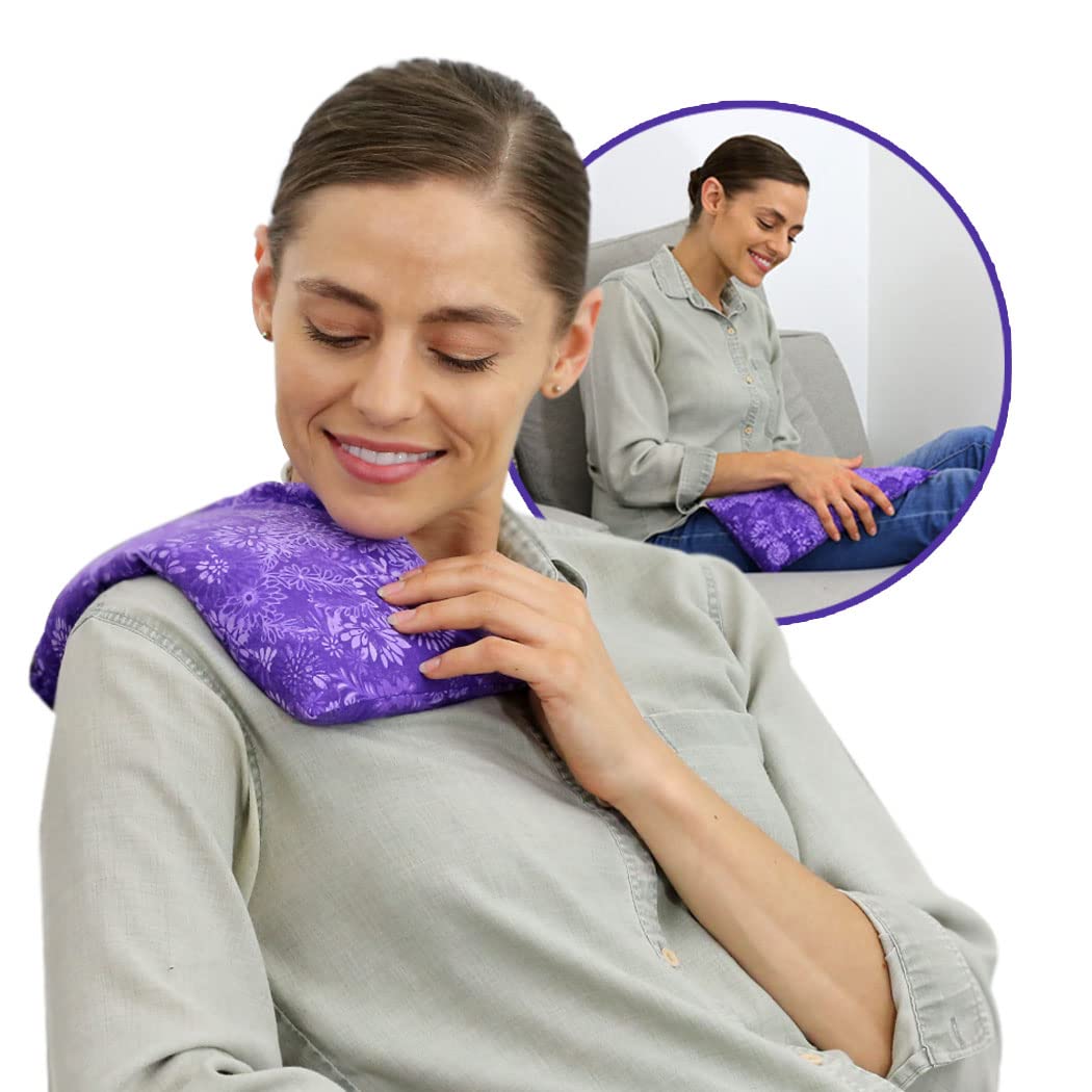 Nature Creation Microwaveable Herbal Heating Pad - Microwave Heating Pad for Neck and Shoulders, Cold & Hot Pack, Heat Pack Warm