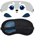 Soneev Mart Sleep Mask With Cooling Gel Insert  Soft Plush Eye Mask For Sleeping, Travel & Nap  Light Blocking Blindfold For K