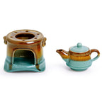 ExclusiveLane Studio Pottery Ceramic Scented Oil Burner Aroma Diffuser and Tealight Candle Holder for Home Fragrances Humidifier