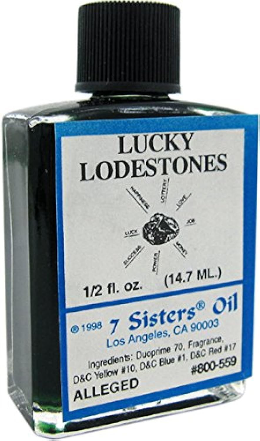 7 Sisters of New Orleans Perfumed Anointing Oil - Lucky Lodestone 1/2oz