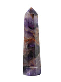 Crystal Heaven Amethyst Chevron Crystal Tower Obelisk Point For Chakra, Healing And Balancing  Aaa Grade Original Certified Gem