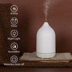 Essential Oil Diffusers, Aromatherapy Diffuser for Essential Oils, 100ml Oil Diffusers for Large Room - 5 Timers, Warm Ambient L