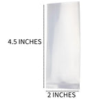 Vakly 100 Pill Crusher Pouches Disposable Heavy Duty Medication Bags for Crushing Tablets, Pills and Vitamins - Thick Clear Medi