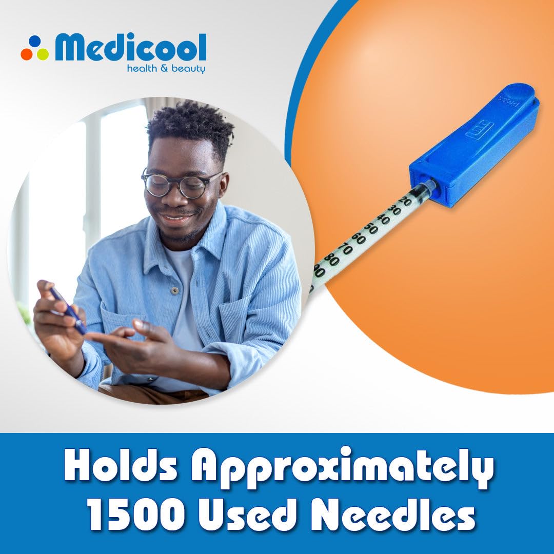 Medicool Medi-Clip Syringe Clip and Storage Snip Off and Dispose of Used Needles Holds 1500 Needles | MEDICLIP-10