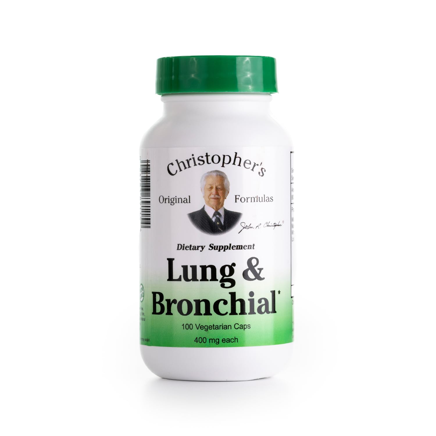 Christophers Original Formulas Lung & Bronchial Formula - Lung Cleanse for Smokers - Supports Respiratory System with Synergist