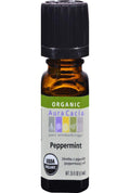 Aura Cacia 100% Pure Peppermint Essential Oil | Certified Organic, GC/MS Tested for Purity | 7.4 ml (0.25 fl. oz.) | Mentha pipe
