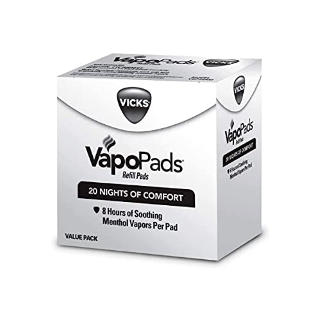 Vicks VapoPads, 20 Count - Vicks VapoPads, 20 Count Refill Scent Pads - Soothing Menthol Vapor Pads for Vicks Humidifiers, Vapor