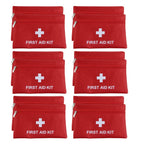 MTGHYARE 12 Pack Small First Aid Kit Bag Empty, First Aid Bag Pouch for Home Office Car Businesses Camping(Empty, No Contents)