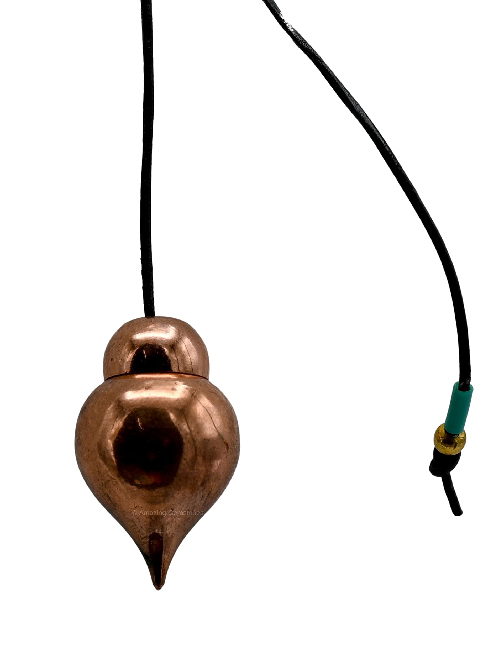 Amazing Gemstone Healing Metal Pendulums for Divination, Rose Gold Tear Drop Steel Copper Pendulum High Energy Pendulo de Bronce