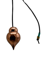 Amazing Gemstone Healing Metal Pendulums for Divination, Rose Gold Tear Drop Steel Copper Pendulum High Energy Pendulo de Bronce