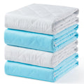 KANECH 24x36 (4 Pack) Waterproof Washable Bed Pads for Kids, Adults , Elderly & Pets, Reusable Mattress Protector & Underpads fo