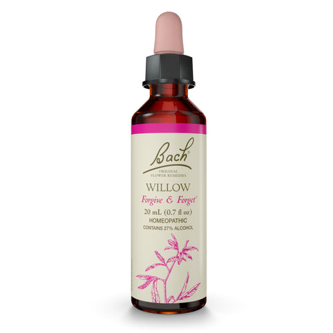 Bach Original Flower Remedies, Willow - Forgive & Forget - Natural Homeopathic Flower Essence for Emotional Balance - Vegan, Glu